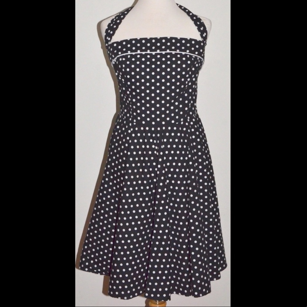 LUCKY 13 Polka Dot Swing Dress